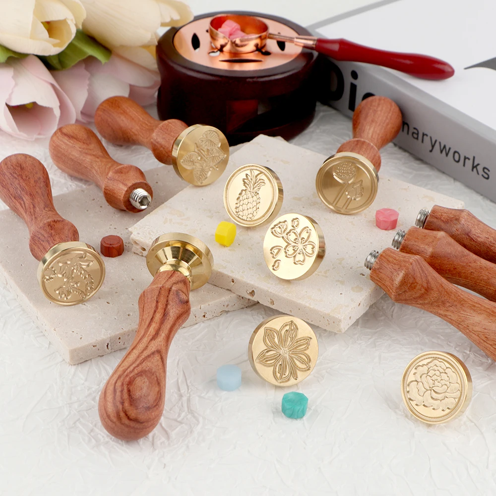 Wax Seal Stamp Set - Set Stempel Segel Lilin 1 Kepala
