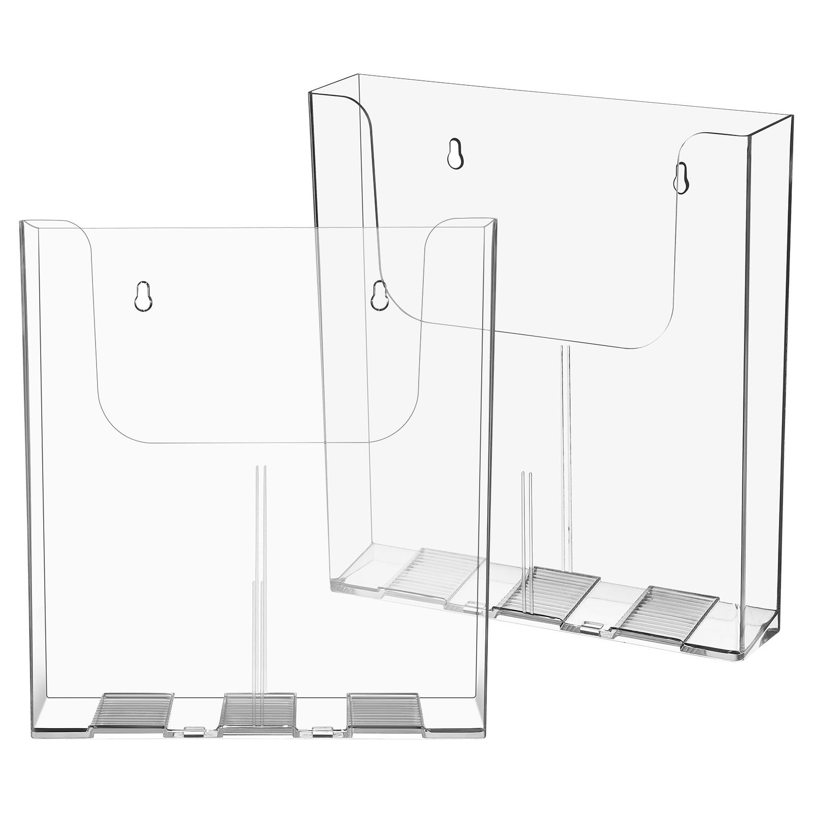 Magazine Holder Rack - 2 Buah Rak Penyimpanan Berkas Akrilik