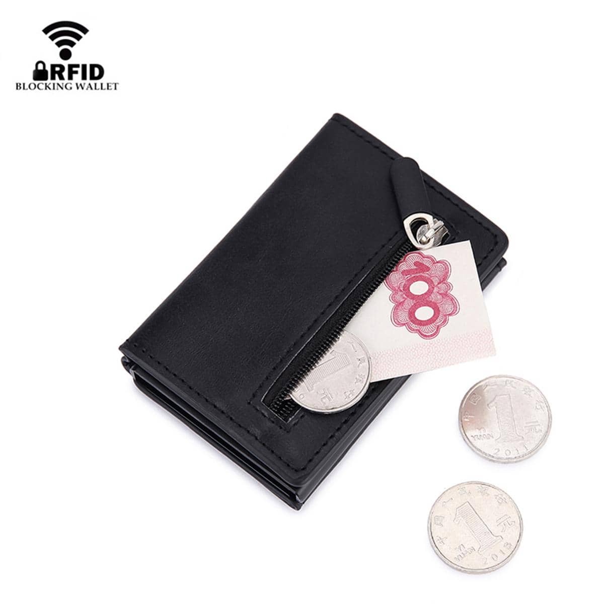 Index Card Holder - Dompet Kartu RFID Blocking, Tempat Kartu