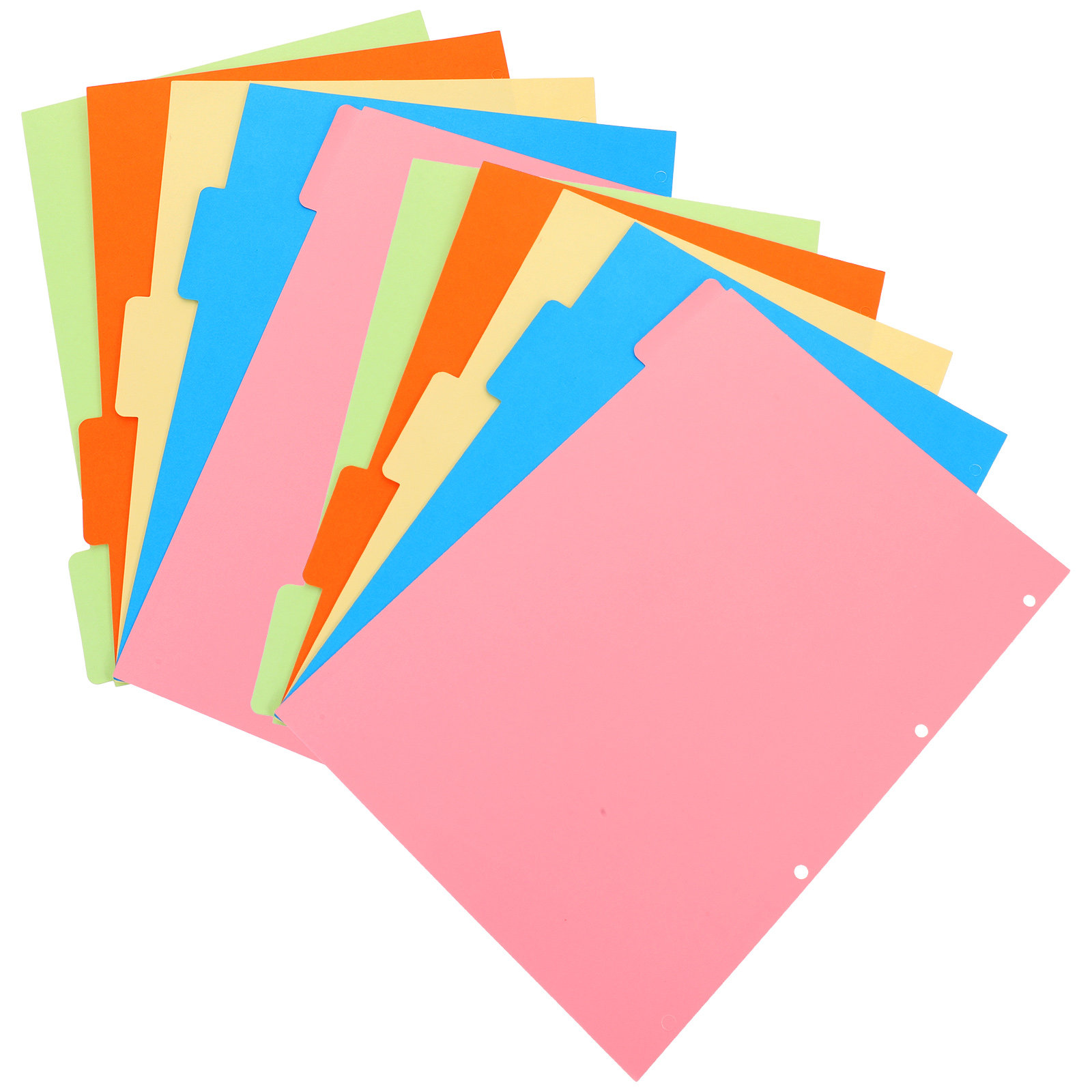 Tab Divider A4 - 2 Set Pembatas Buku dengan Warna-Warni,