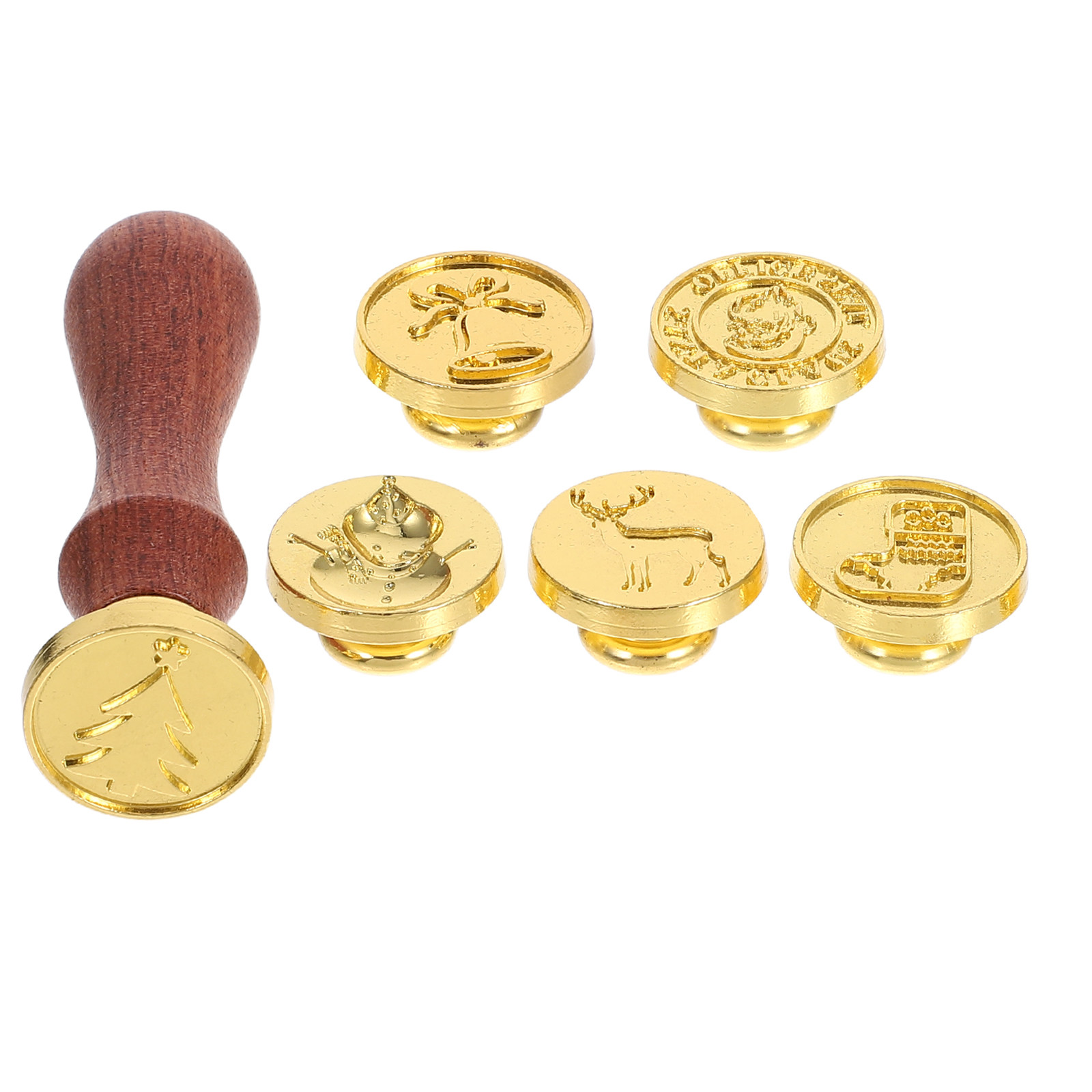 Wax Seal Stamp Set - 1 Set Kit Stempel Lilin Motif