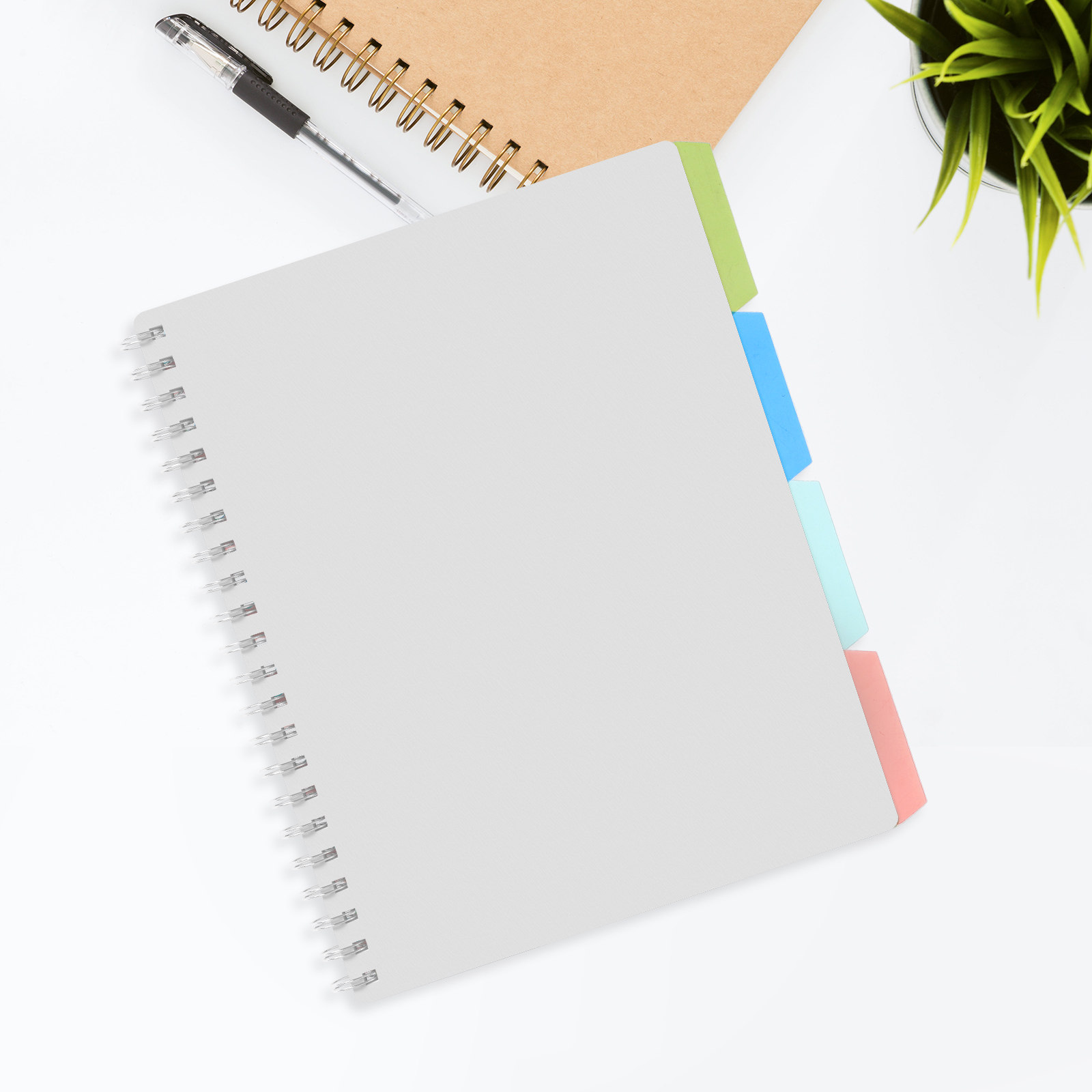 Tab Divider A4 - 4 Set Pembatas Buku Catatan Plastik