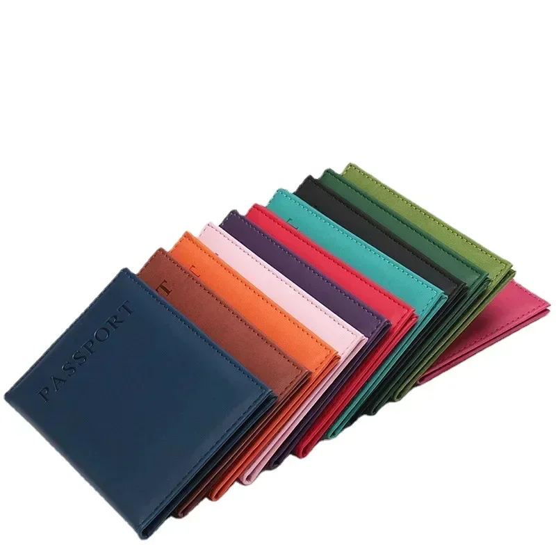 Index Card Holder - Sampul Paspor Kulit PU Inggris Berkualitas