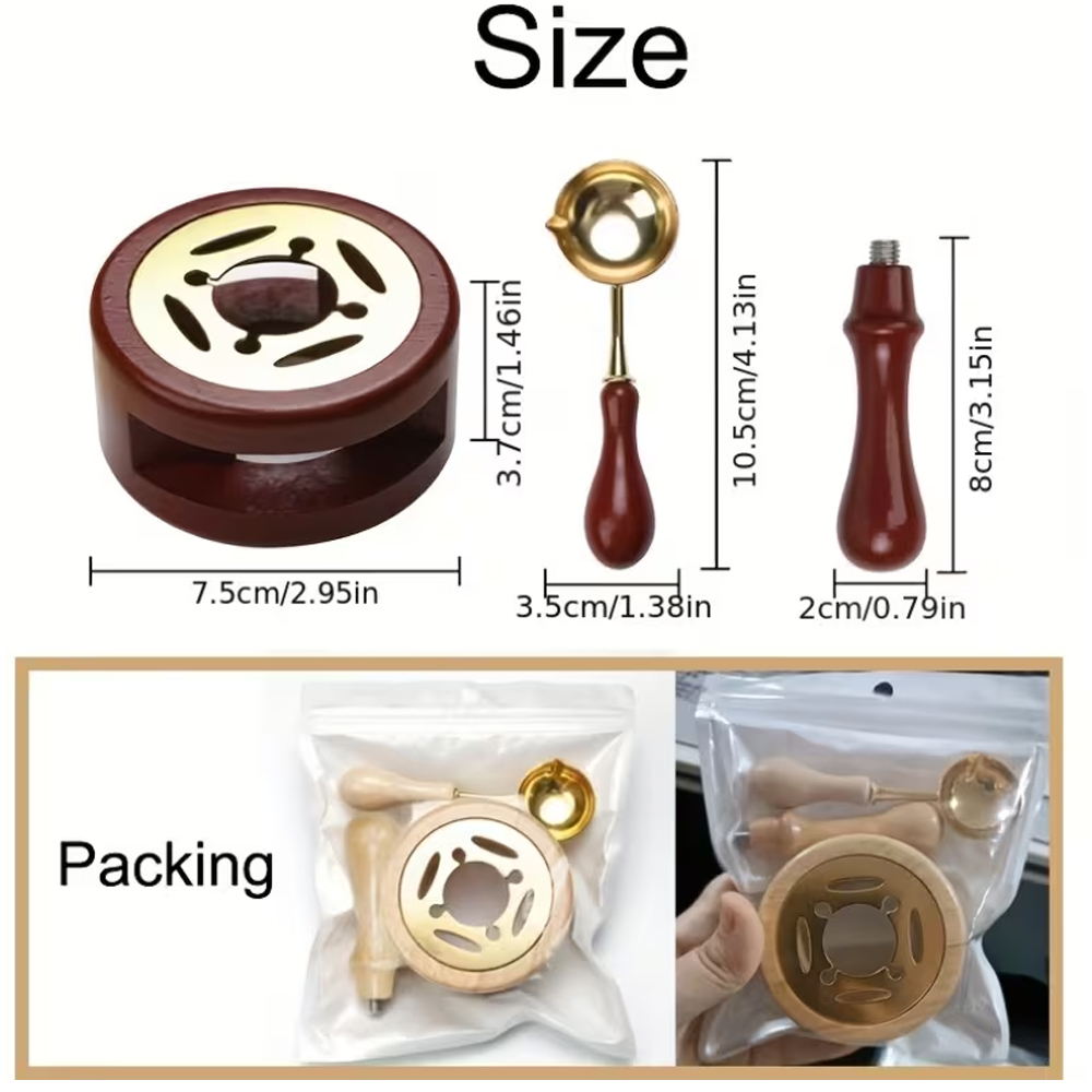 Kit Stempel Segel Lilin Kustom - Wax Seal Stamp Set ulasan dan harga