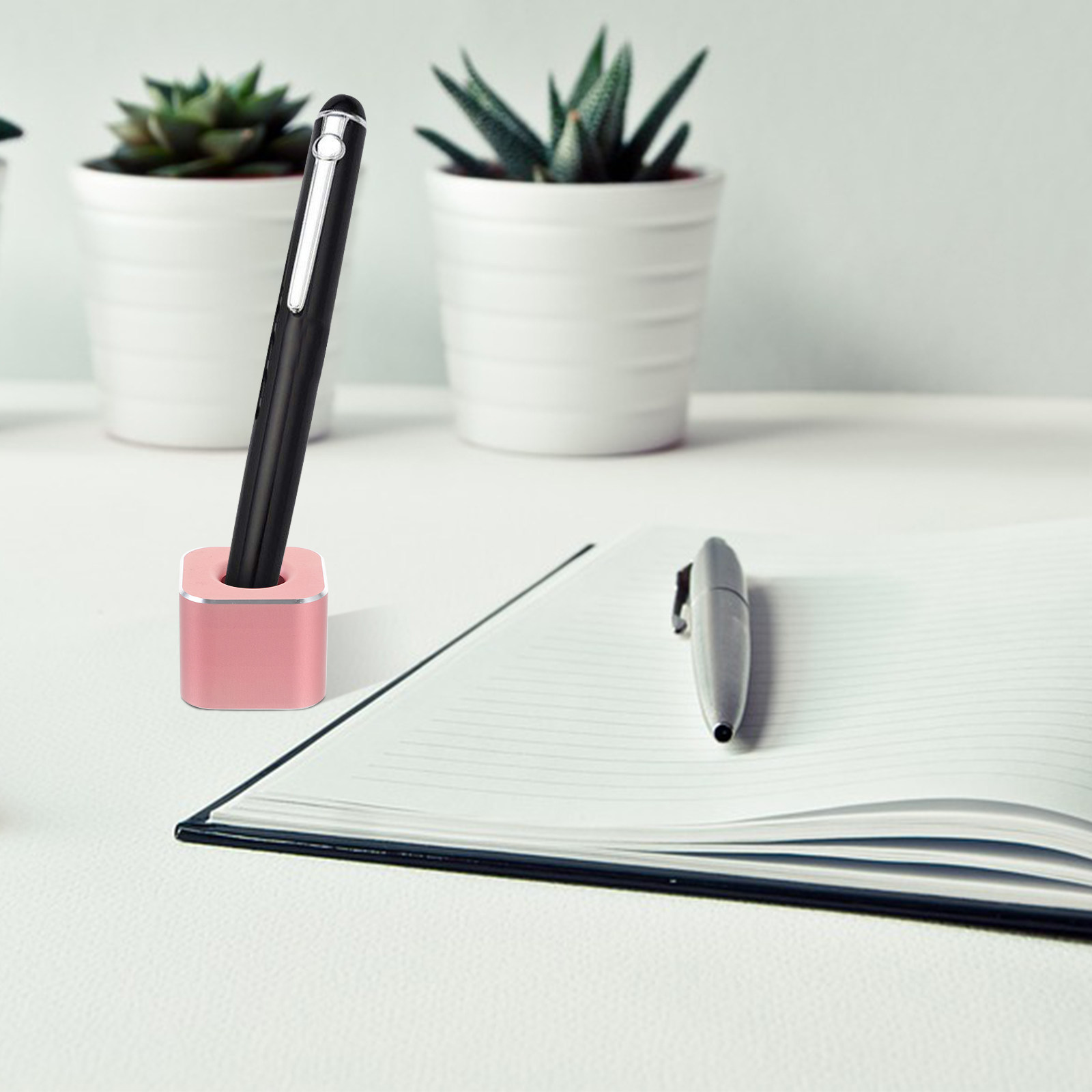 Tempat Pena Logam Paduan Alumi - Pen Rest Single ulasan dan harga