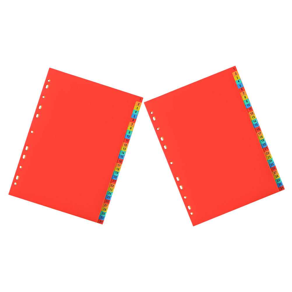 2 Set Pembatas Indeks A4 Plast - Tab Divider A4 ulasan dan harga