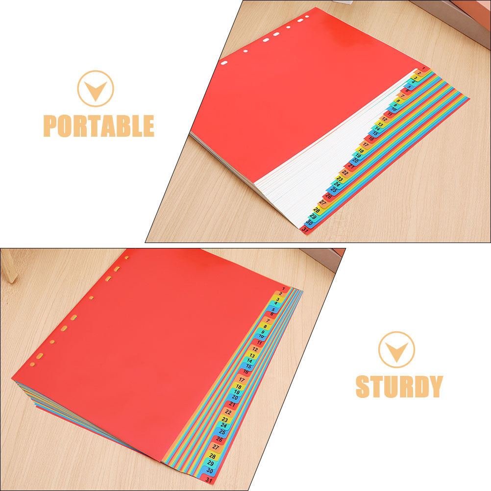 2 Set Pembatas Indeks A4 Plast - Tab Divider A4 ulasan dan harga