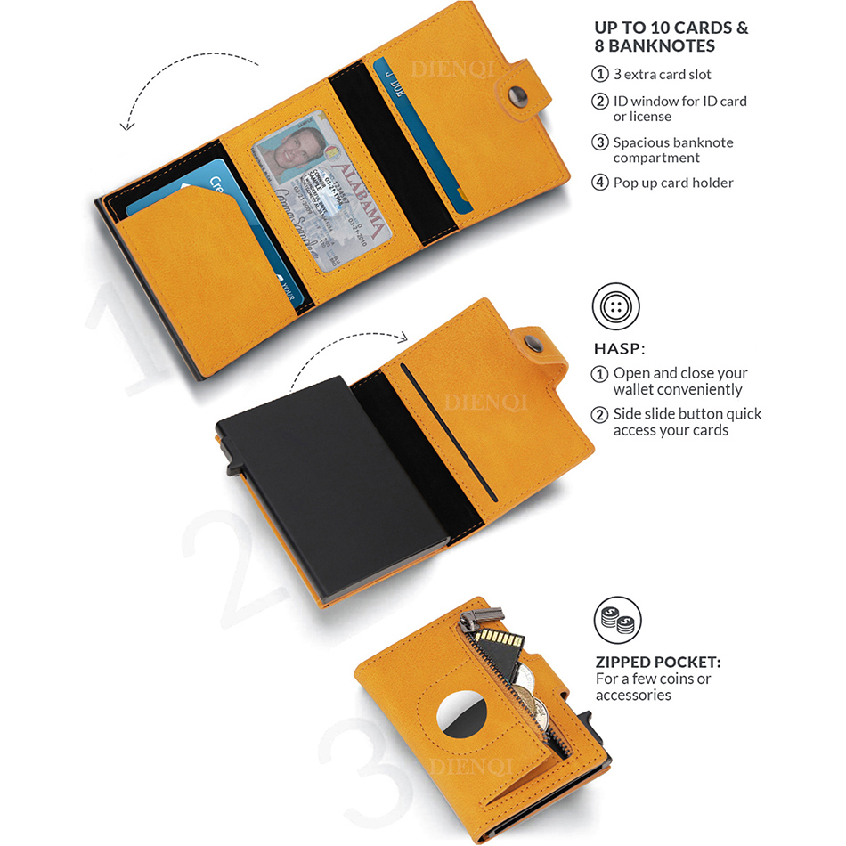 Airtag dompet Rfid pemegang ka - Index Card Holder ulasan dan harga